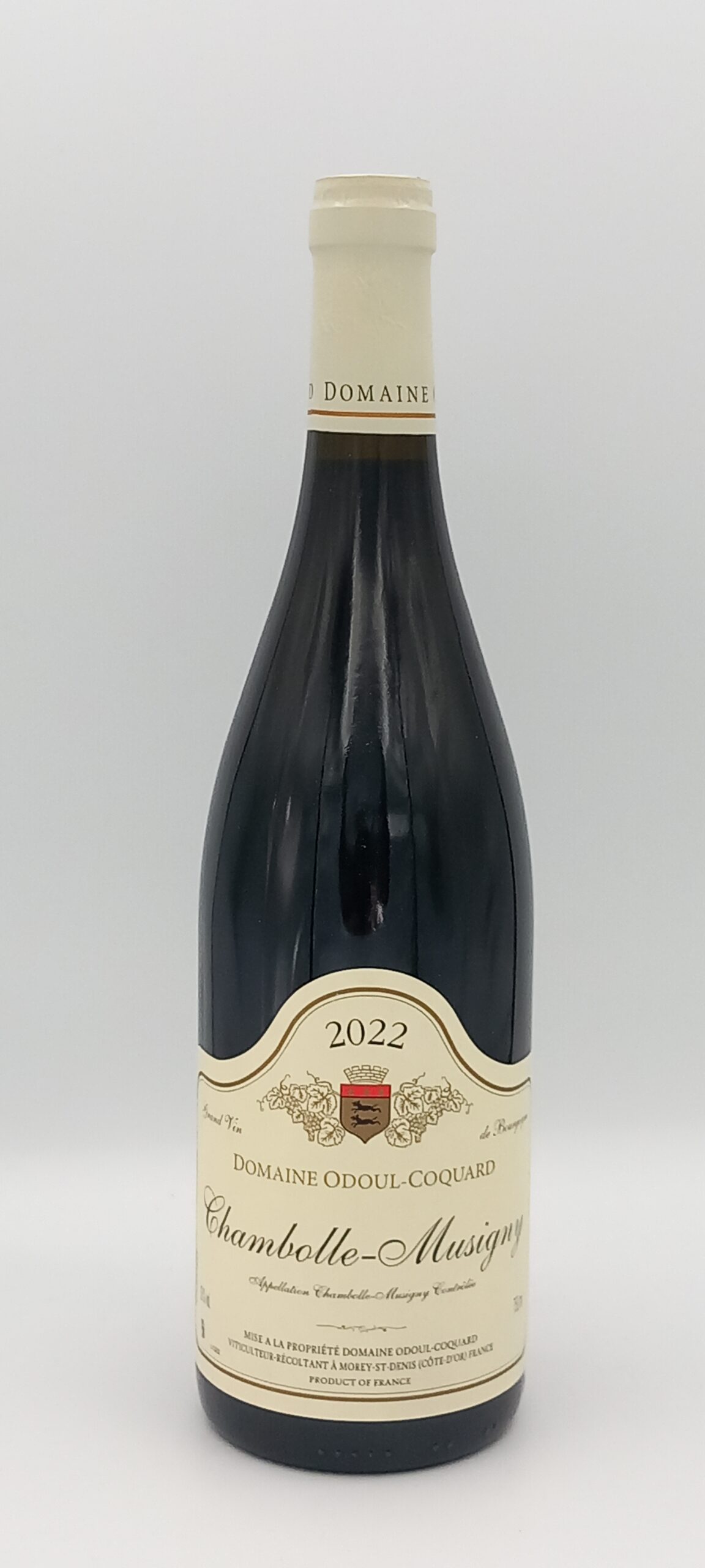 BOURGOGNE CHAMBOLLE MUSIGNY 2022 ROUGE DOMAINE ODOUL COQUARD
