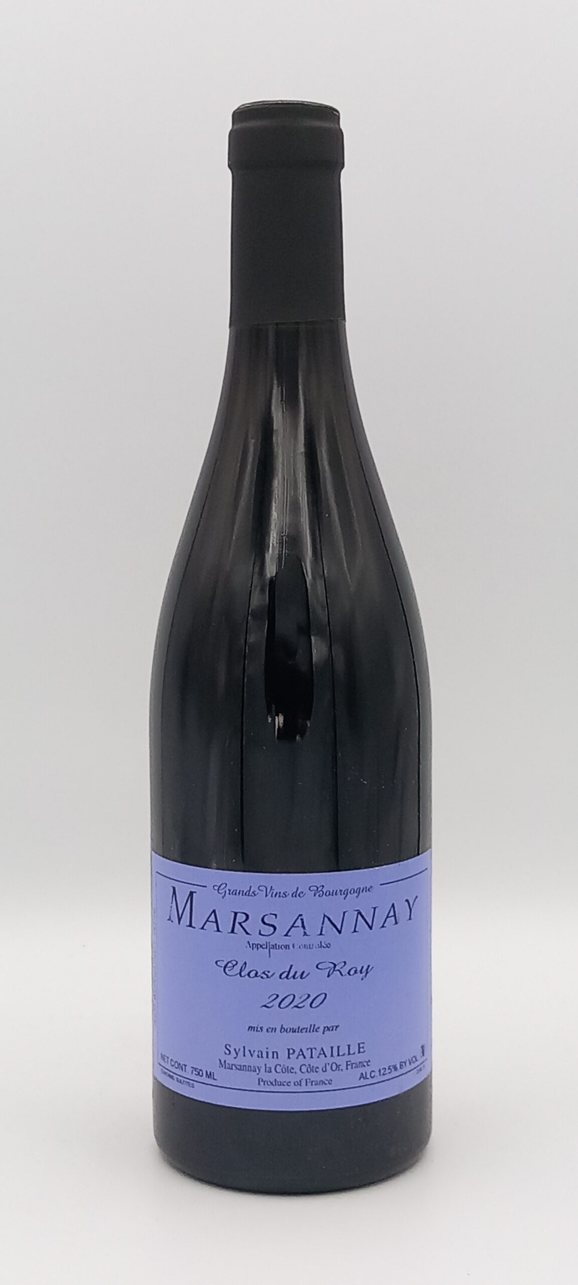 photo Bourgogne Marsannay Clos du Roy Rouge 2020 Domaine Sylvain Pataille