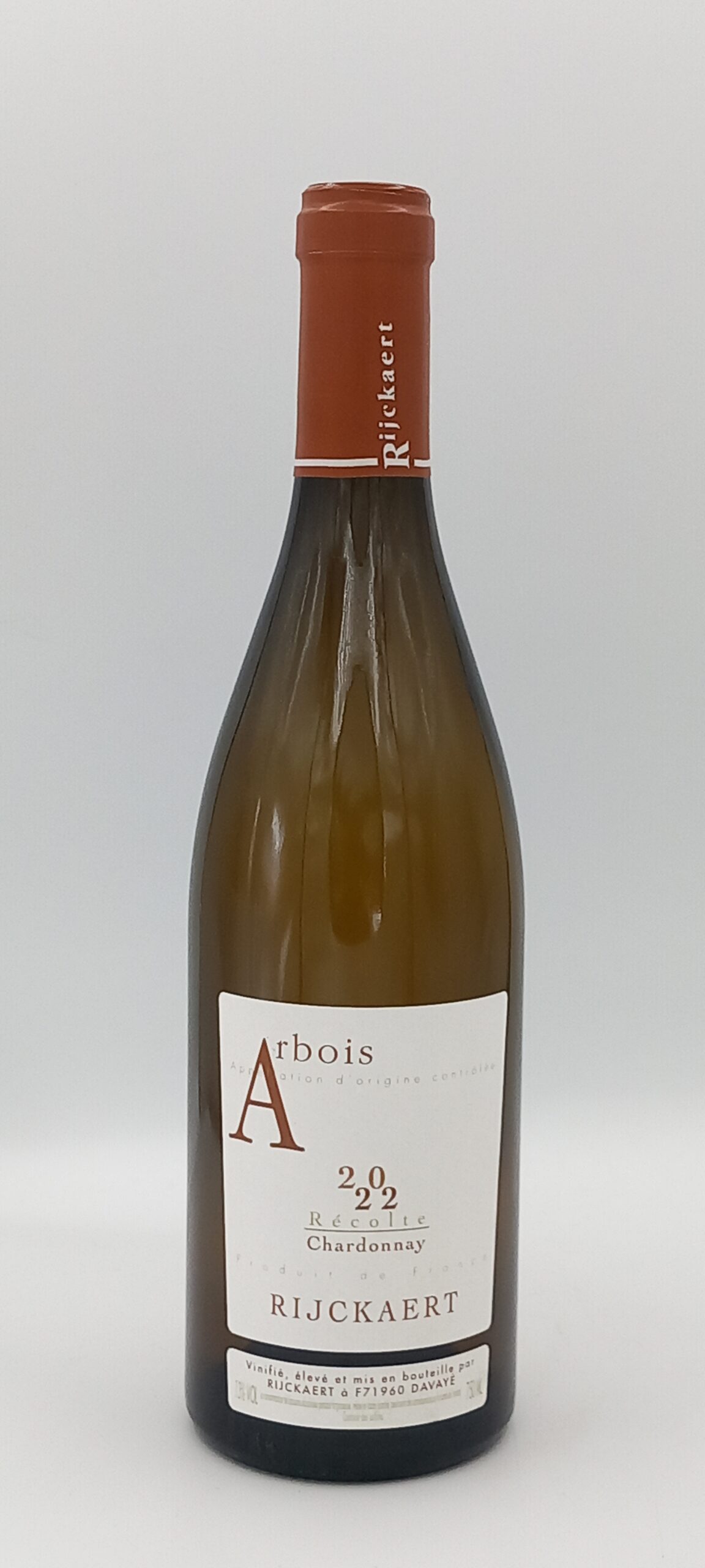 JURA ARBOIS CHARDONNAY 2022 DOMAINE RIJCKAERT