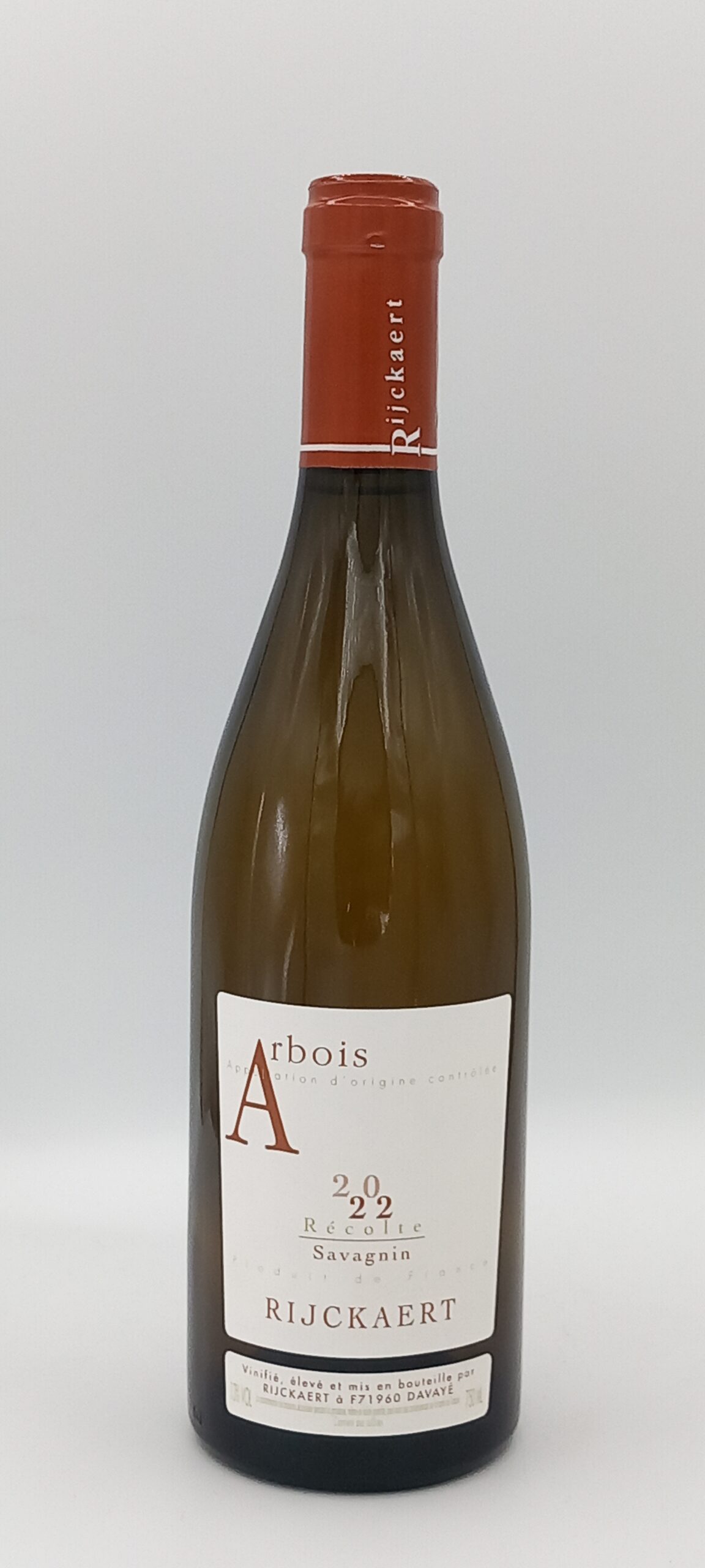 JURA ARBOIS SAVAGNIN BLANC 2022 DOMAINE RIJCKAERT