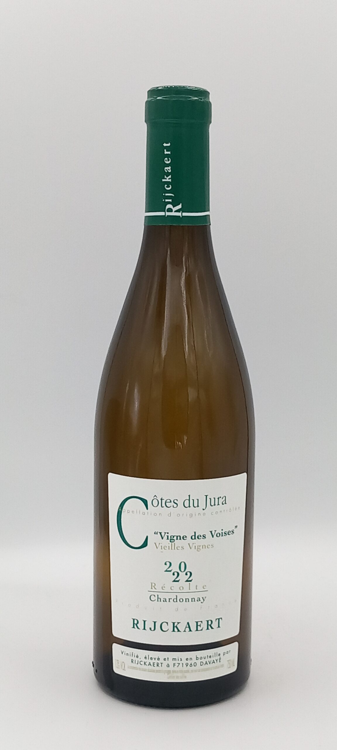 JURA COTE DU JURA VIGNES DES VOISES CHARDONNAY 2022 DOMAINE RIJCKAERT