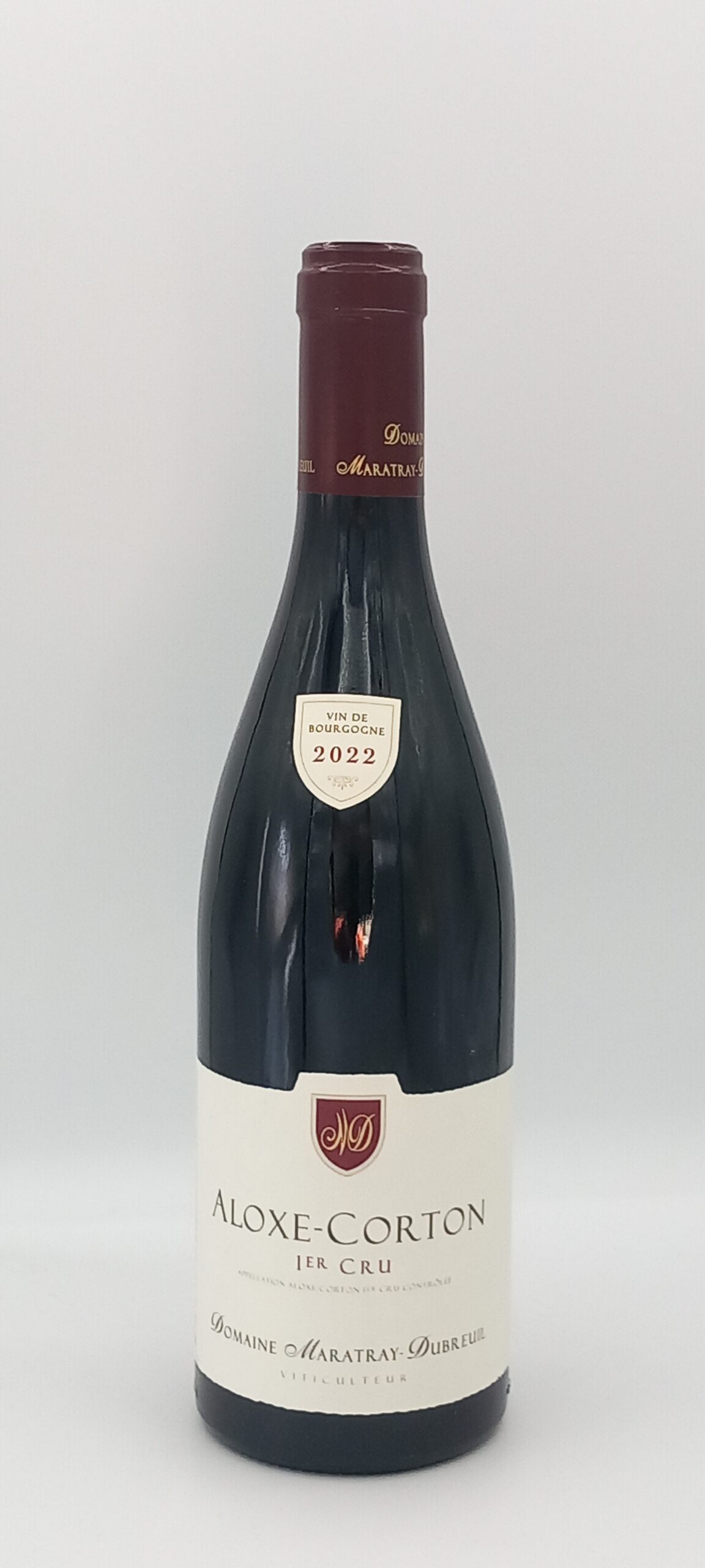 BOURGOGNE ALOXE CORTON 1ER CRU 2022 ROUGE DOMAINE MARATRAY DUBREUIL