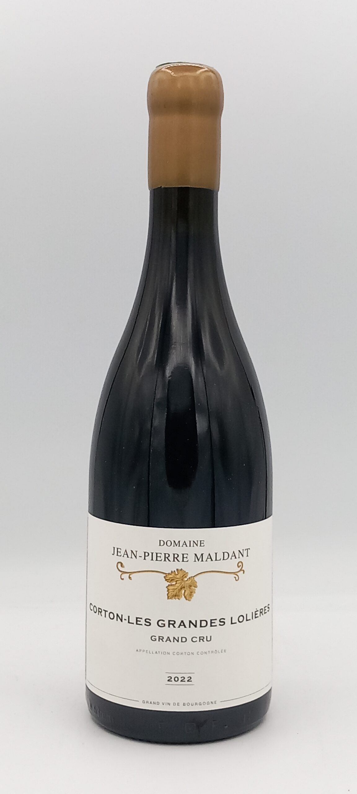 BOURGOGNE CORTON GRAND CRU 2022 ROUGE « LES GRANDES LOLIERES » DOMAINE JP MALDANT