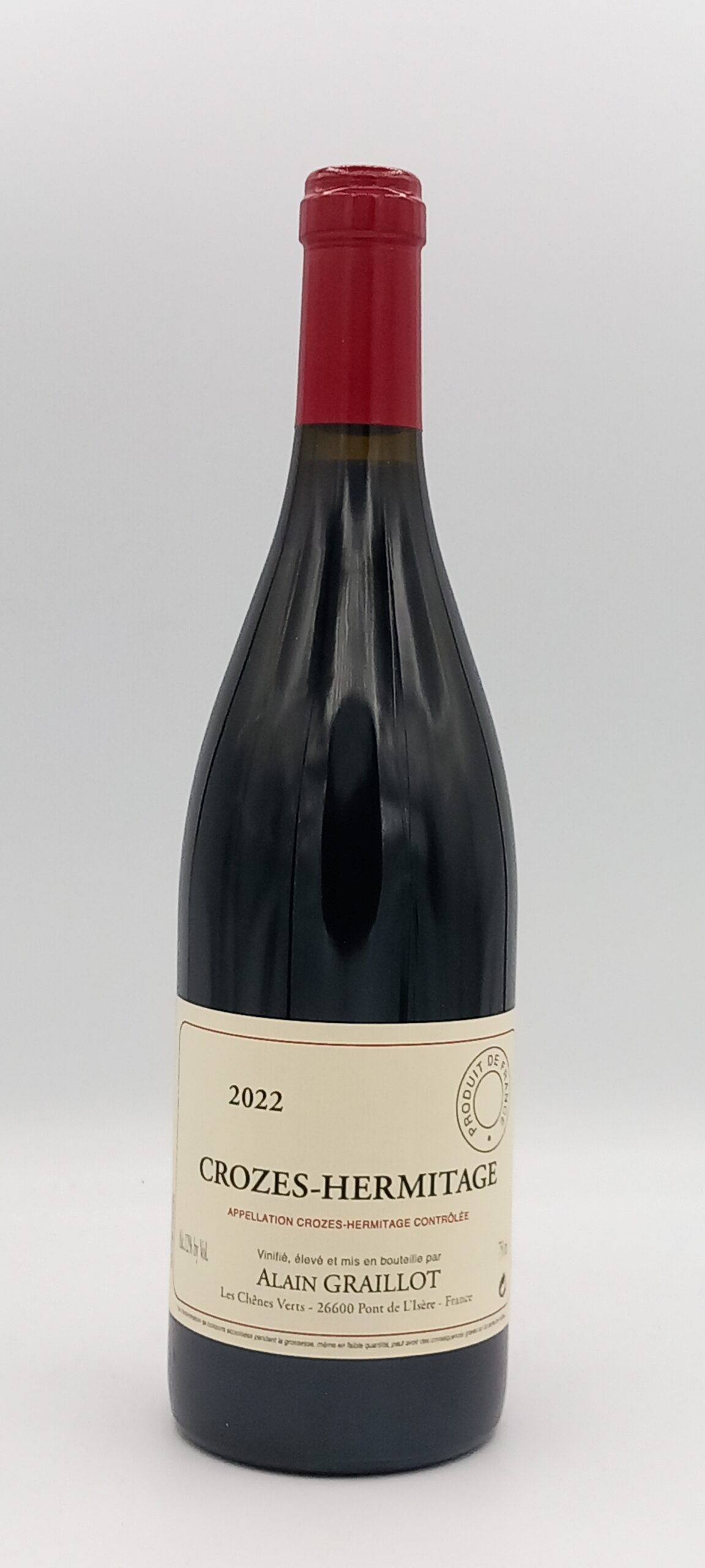 COTE DU RHONE CROZES HERMITAGE ROUGE 2022 DOMAINE GRAILLOT