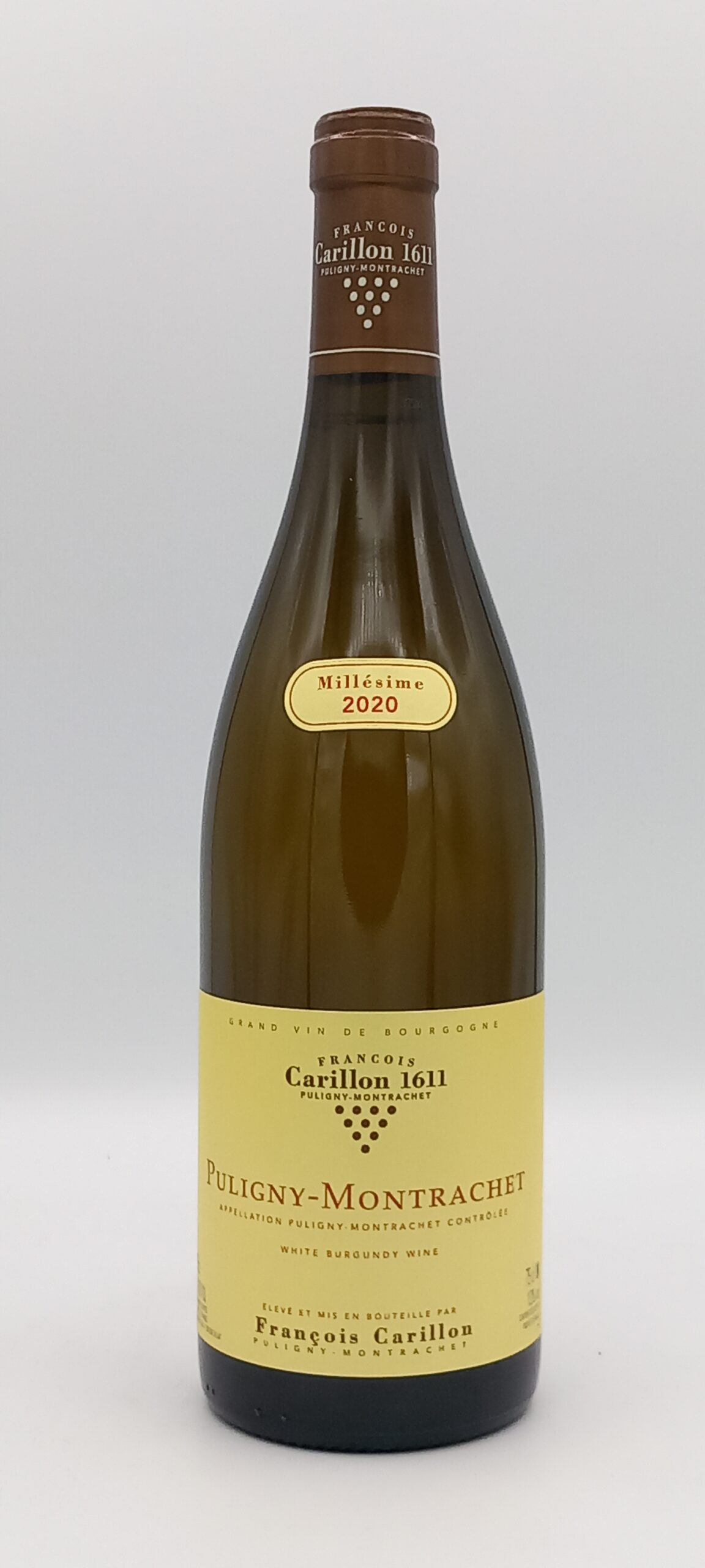 BOURGOGNE PULIGNY MONTRACHET BLANC 2020 DOMAINE F CARILLON