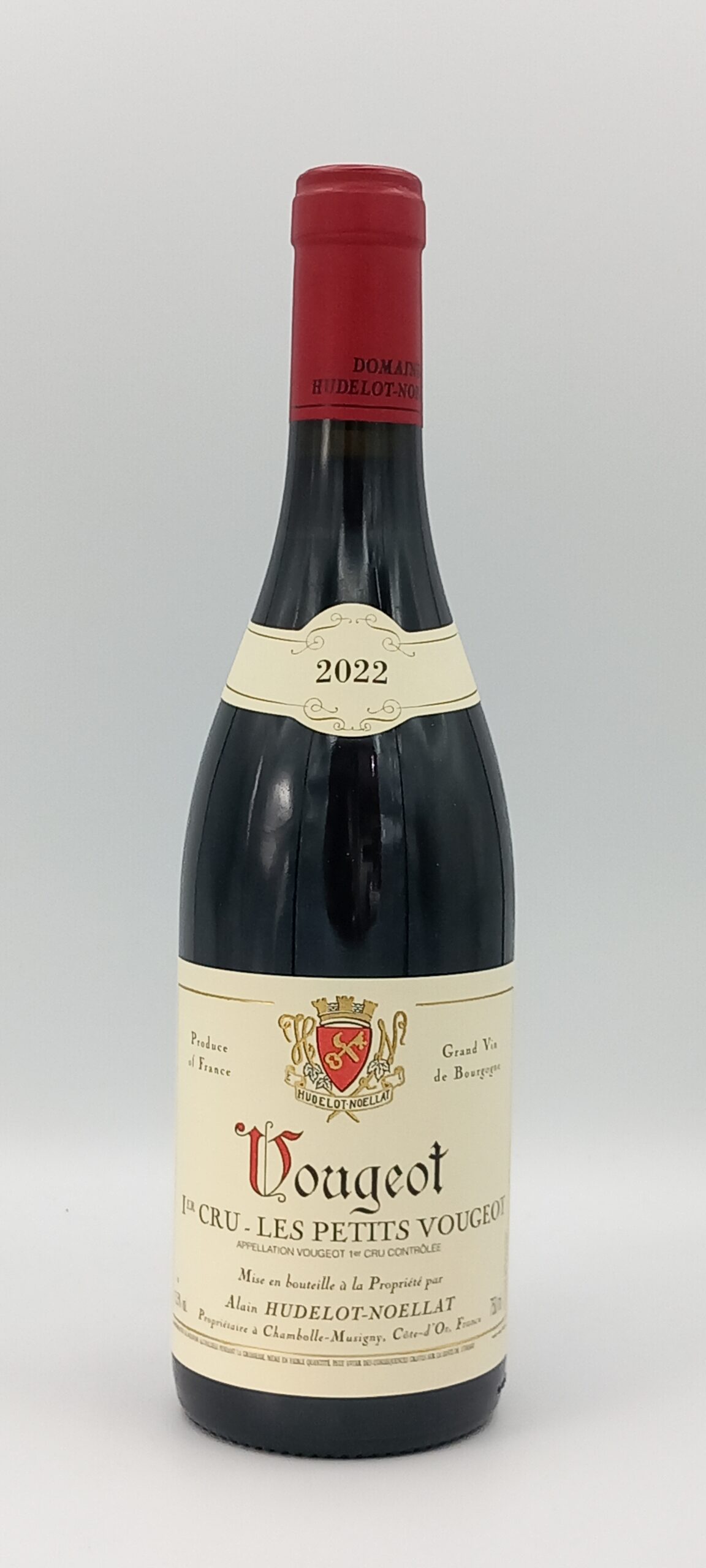 BOURGOGNE VOUGEOT 1ER CRU « LES PETITS VOUGEOT » 2022 DOMAINE HUDELOT NOELLAT