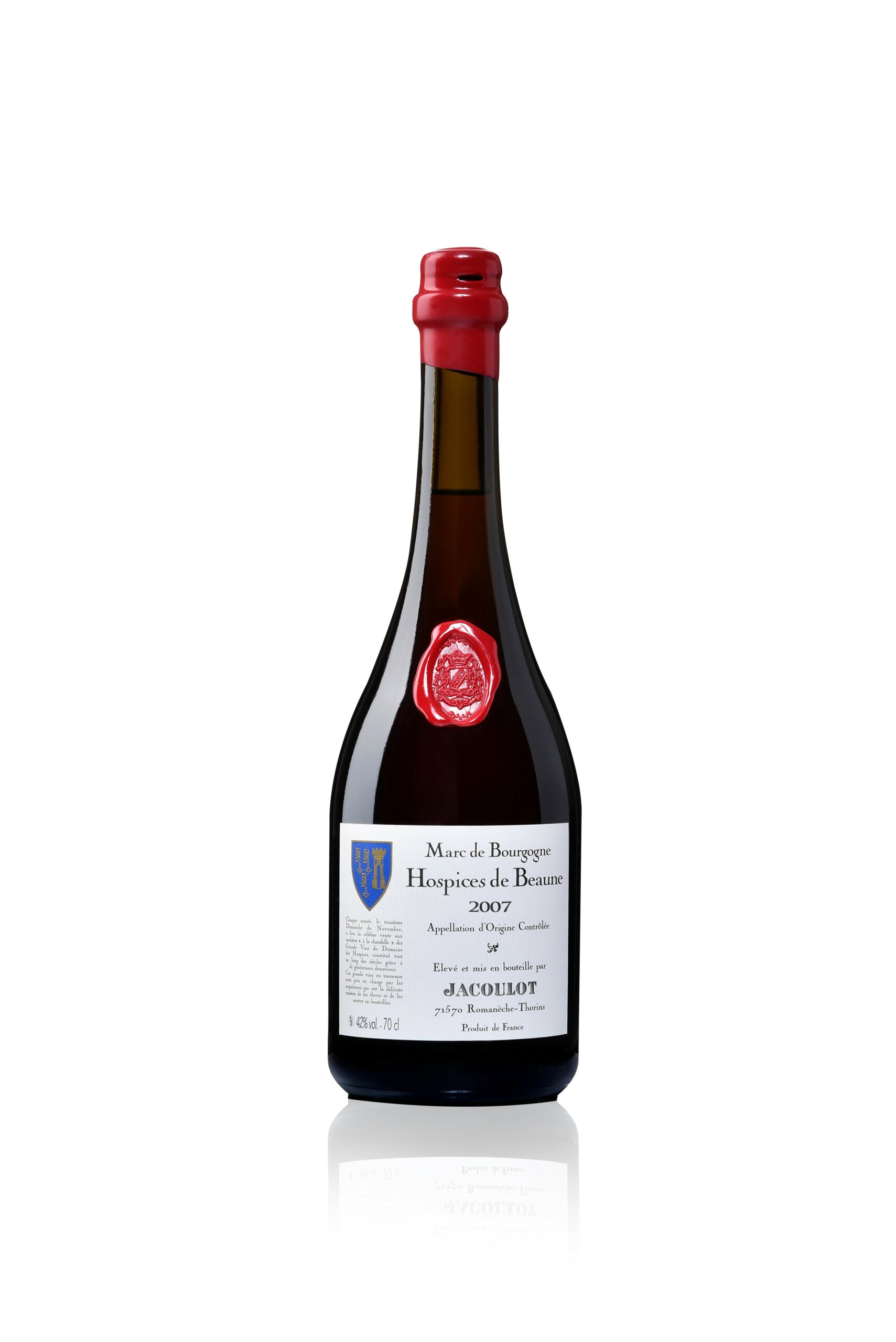 MARC DE BOURGOGNE DES HOSPICES DE BEAUNE 2007 MAISON JACOULOT