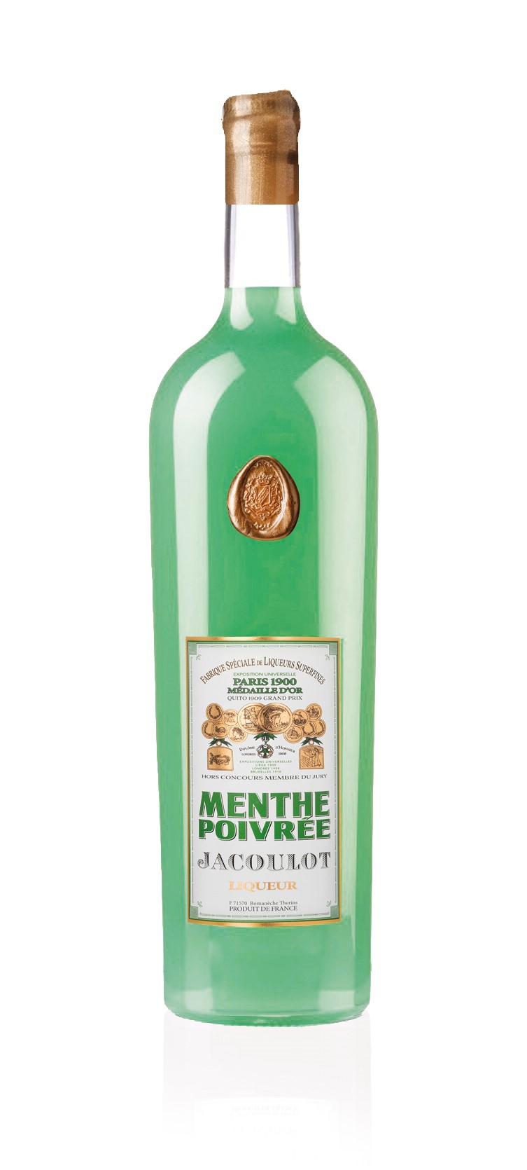 MENTHE POIVREE LIQUEUR 3 LITRES MAISON JACOULOT